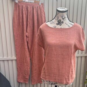 Vintage Arthur Max Sportswear Cotton Top and Pants Matching Set